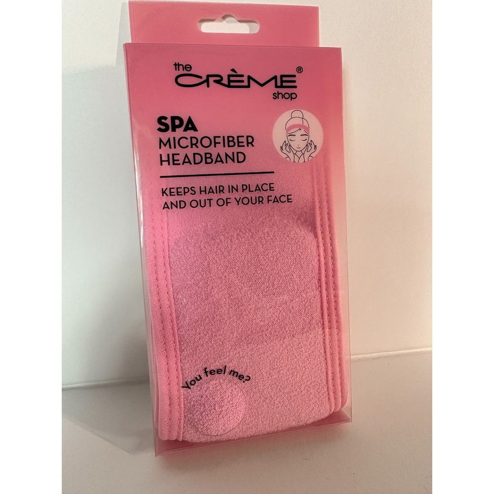 The Créme Shop Spa Microfiber Headband Pink